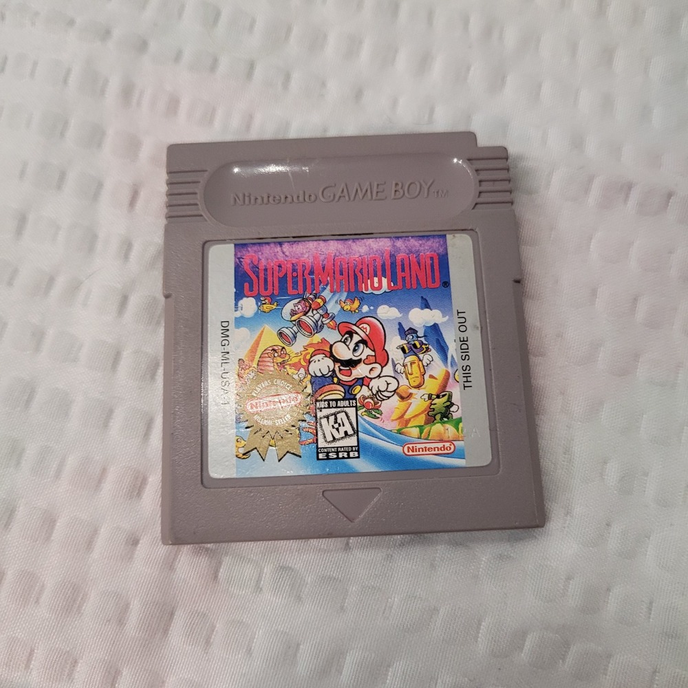 Nintendo Game Boy Game Lot Super Mario Land Tetris Pac-Man Jeopardy 4 Cartridges